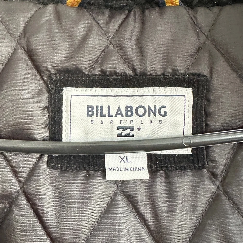 Billabong Men’s Olca Faux Fur Hood Heavyweight Black Jacket Size XL